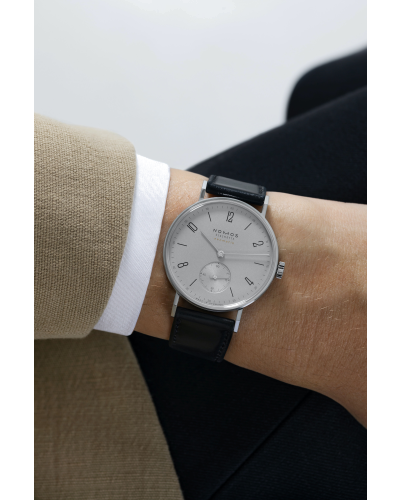 Nomos Glashütte 35 Neomatik platinum gray, Stainles steal back (watches)